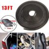 Stick&Seal Car Door Edge Guards U Shape Edge Trim Rubber Seal Protector Rubber Car Door Protector Car Protection Door Edge Anti-Collision Rubber Clips Fit for Most Car 4 Meters
